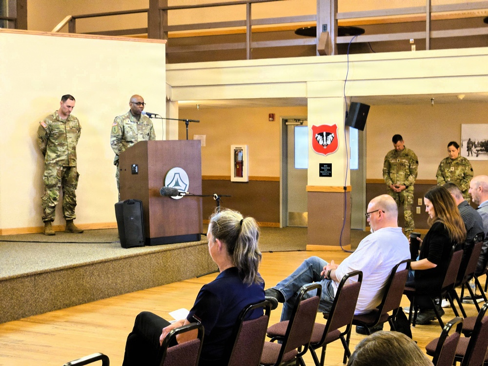 U.S. Army Garrison-Fort McCoy leaders hold April 2026 town hall meetings for installation workforce