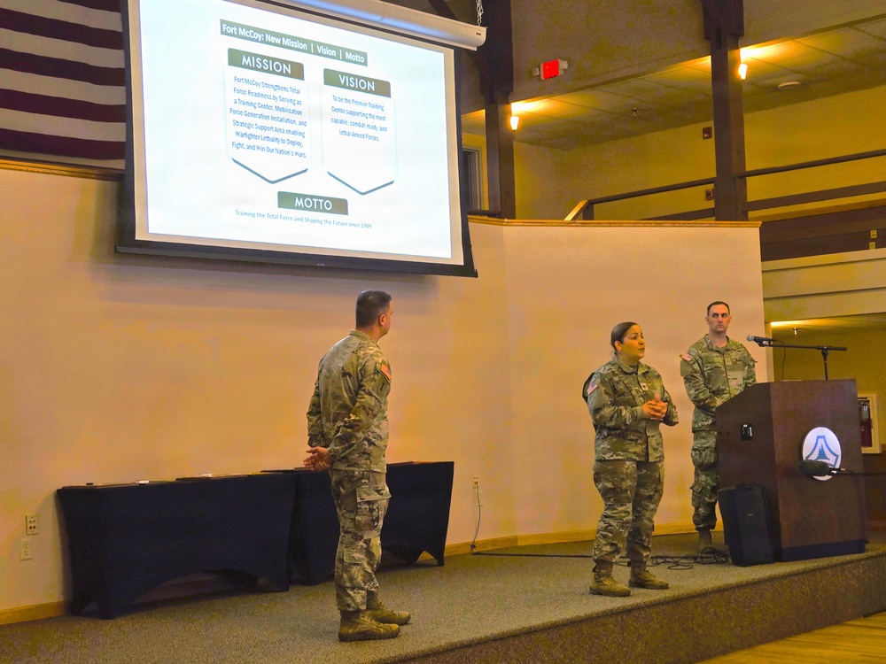 U.S. Army Garrison-Fort McCoy leaders hold April 2026 town hall meetings for installation workforce