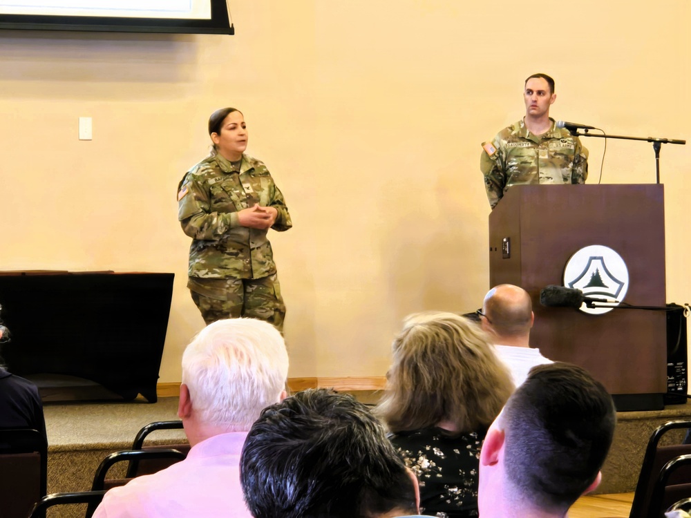 U.S. Army Garrison-Fort McCoy leaders hold April 2026 town hall meetings for installation workforce