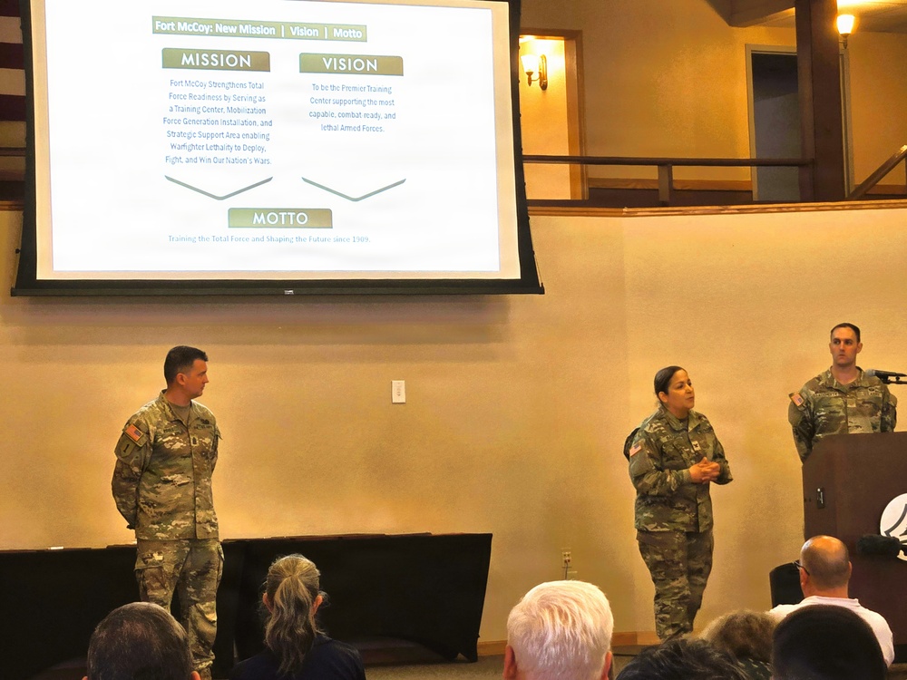 U.S. Army Garrison-Fort McCoy leaders hold April 2026 town hall meetings for installation workforce