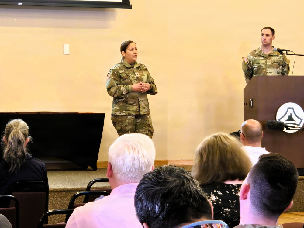 U.S. Army Garrison-Fort McCoy leaders hold April 2026 town hall meetings for installation workforce