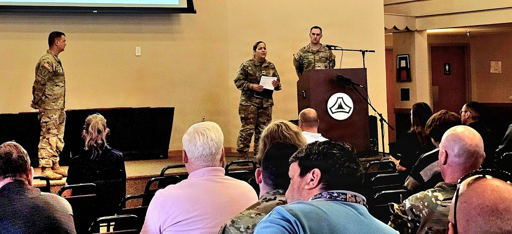 U.S. Army Garrison-Fort McCoy leaders hold April 2026 town hall meetings for installation workforce