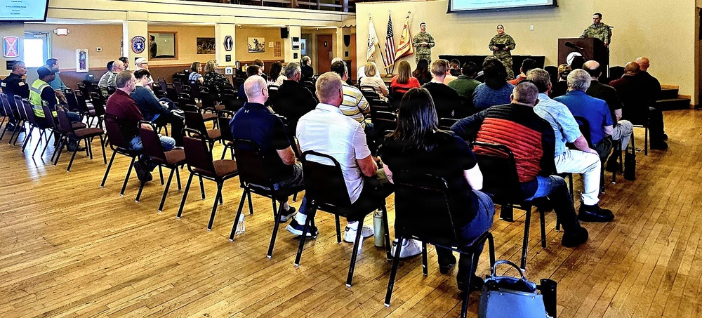 U.S. Army Garrison-Fort McCoy leaders hold April 2026 town hall meetings for installation workforce