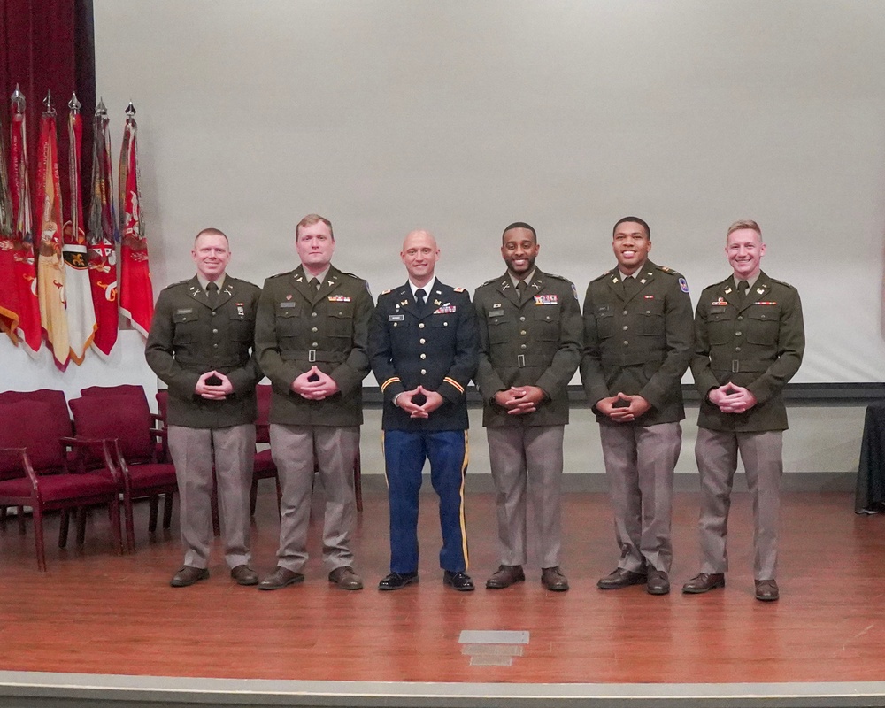 LANG commissions six new officers during ceremony at Camp Beauregard