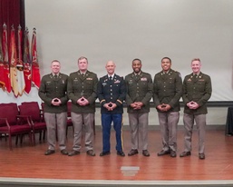 LANG commissions six new officers during ceremony at Camp Beauregard