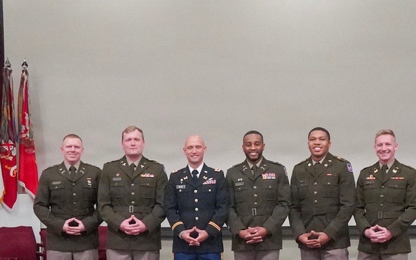 LANG commissions six new officers during ceremony at Camp Beauregard