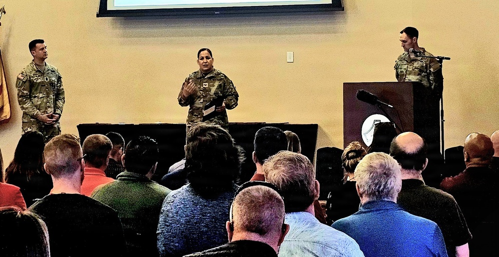 U.S. Army Garrison-Fort McCoy leaders hold April 2026 town hall meetings for installation workforce