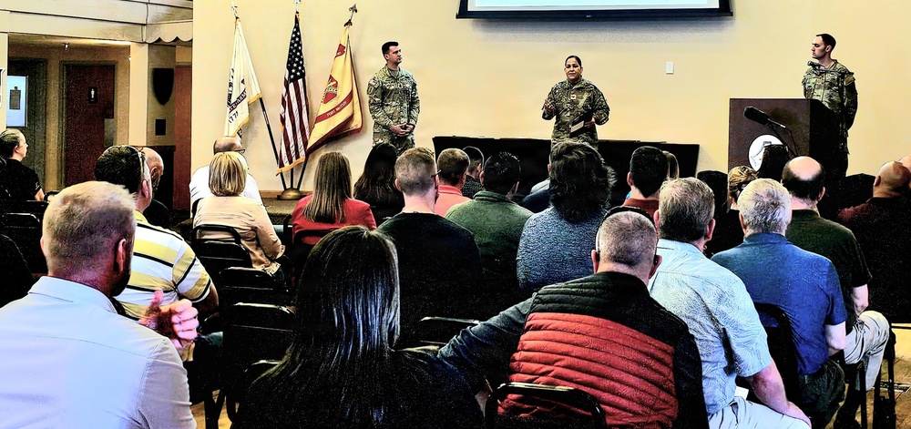 U.S. Army Garrison-Fort McCoy leaders hold April 2026 town hall meetings for installation workforce