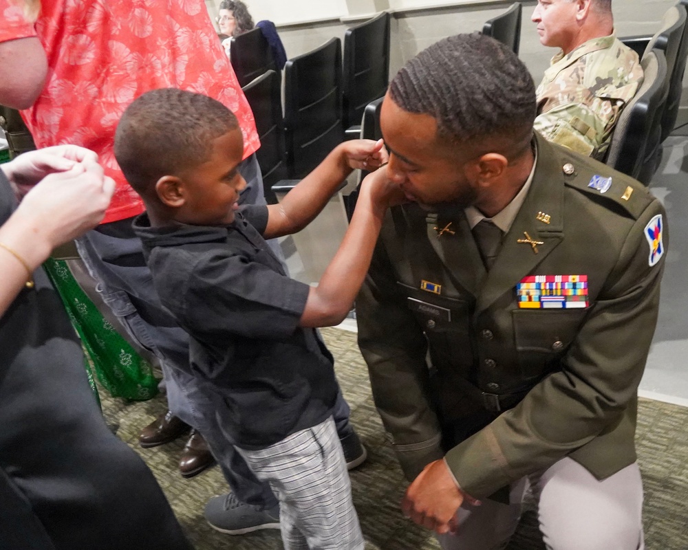 LANG commissions six new officers during ceremony at Camp Beauregard