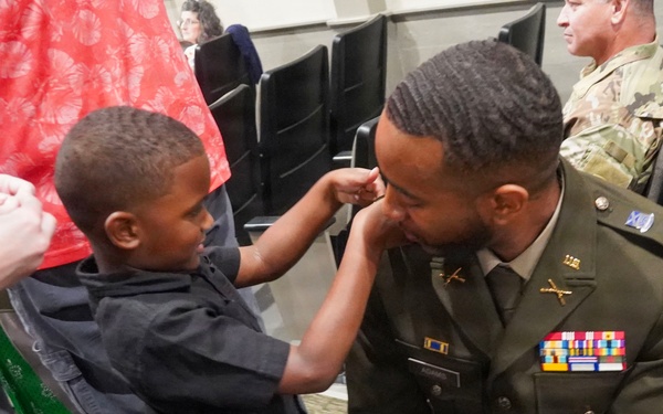 LANG commissions six new officers during ceremony at Camp Beauregard