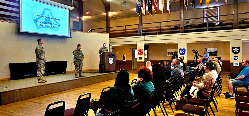 U.S. Army Garrison-Fort McCoy leaders hold April 2026 town hall meetings for installation workforce