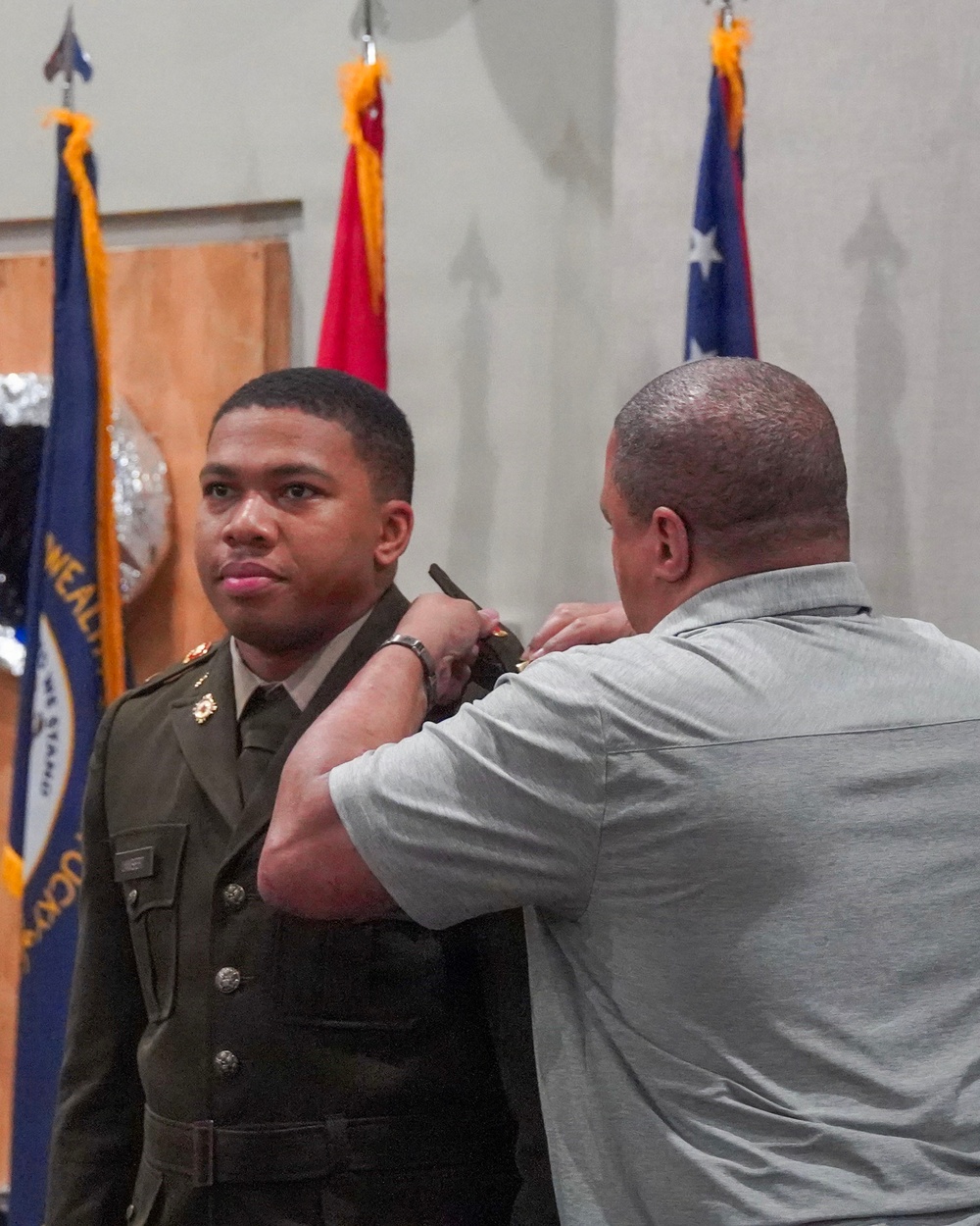 LANG commissions six new officers during ceremony at Camp Beauregard