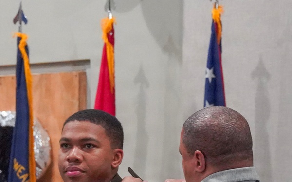 LANG commissions six new officers during ceremony at Camp Beauregard