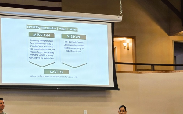 U.S. Army Garrison-Fort McCoy leaders hold April 2026 town hall meetings for installation workforce