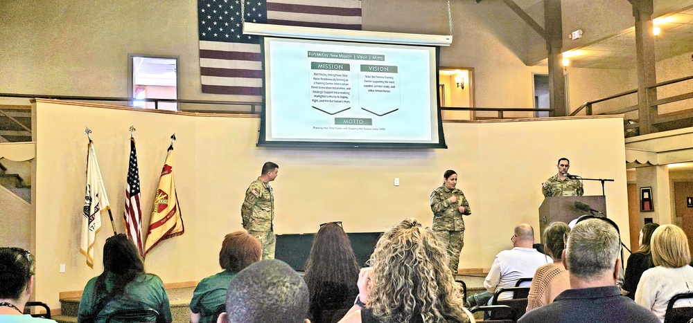 U.S. Army Garrison-Fort McCoy leaders hold April 2026 town hall meetings for installation workforce