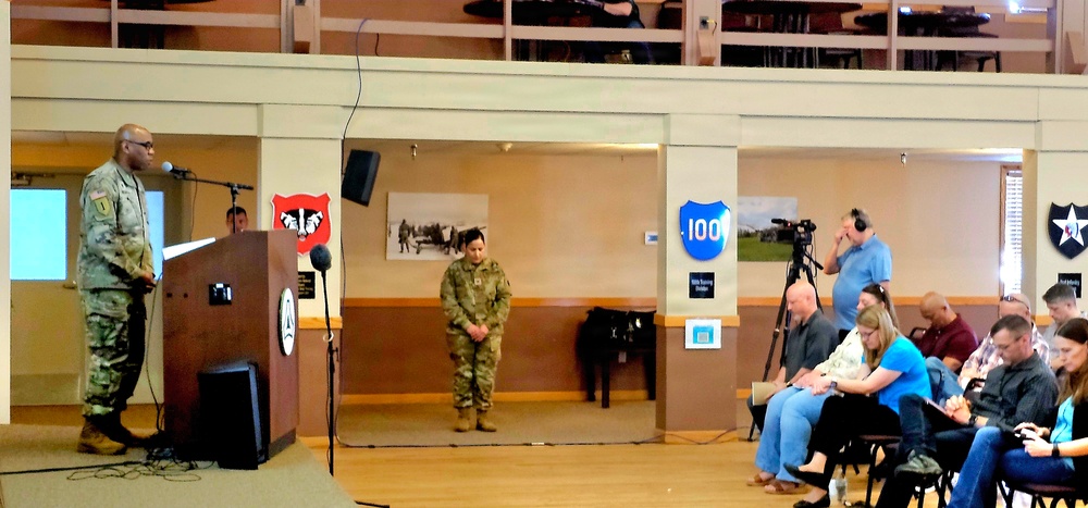 U.S. Army Garrison-Fort McCoy leaders hold April 2026 town hall meetings for installation workforce