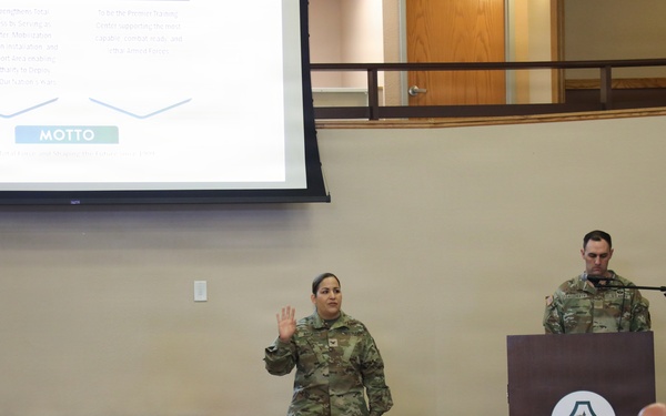U.S. Army Garrison-Fort McCoy leaders hold April 2026 town hall meetings for installation workforce