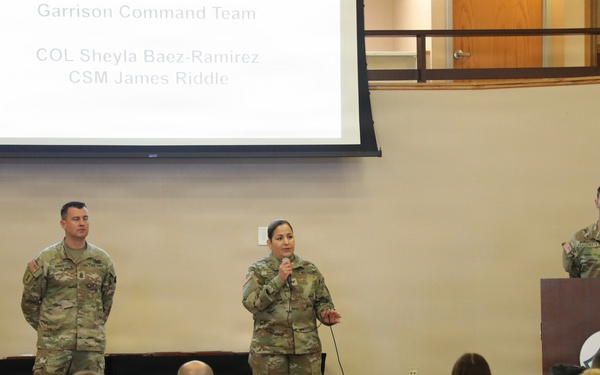 U.S. Army Garrison-Fort McCoy leaders hold April 2026 town hall meetings for installation workforce