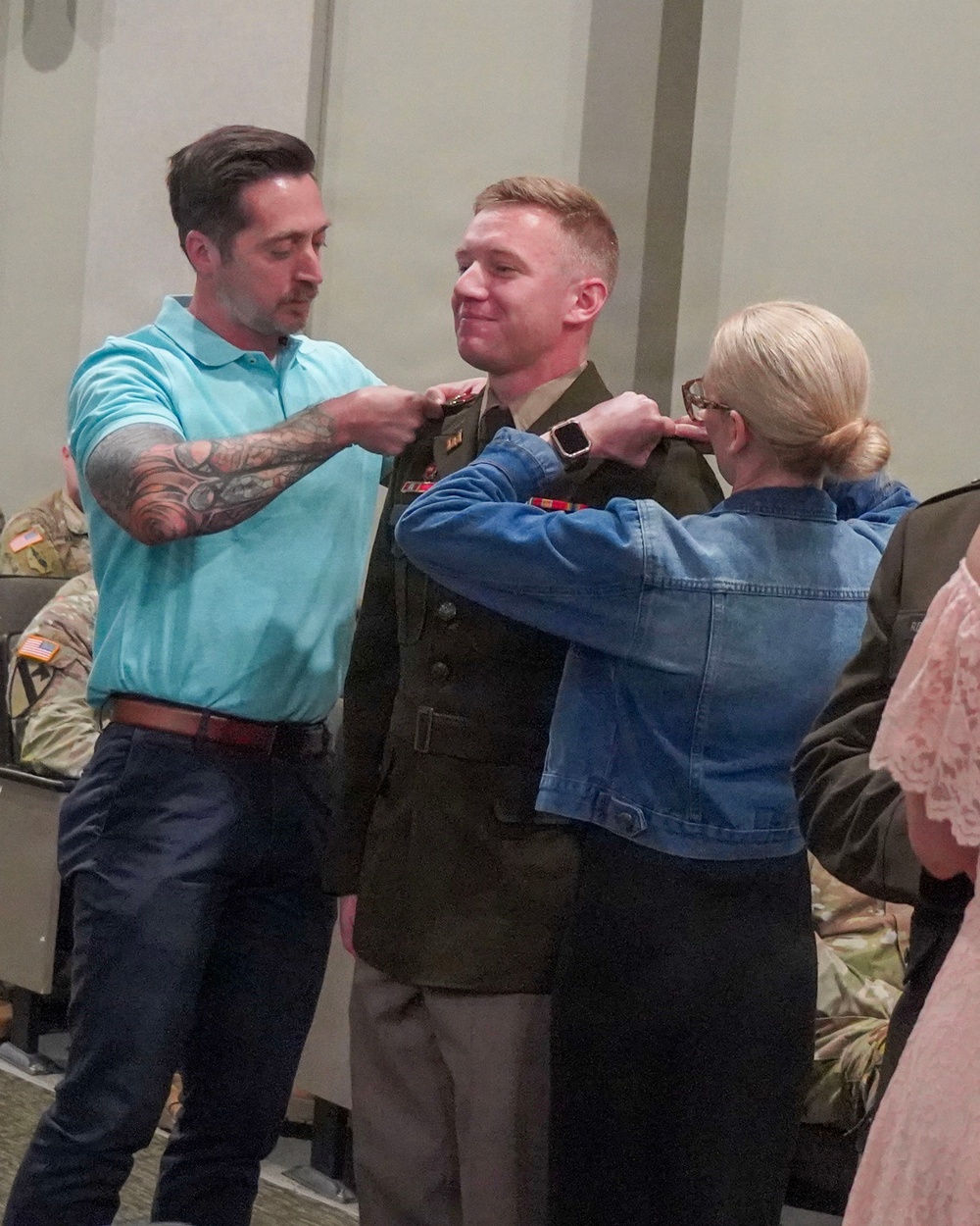LANG commissions six new officers during ceremony at Camp Beauregard