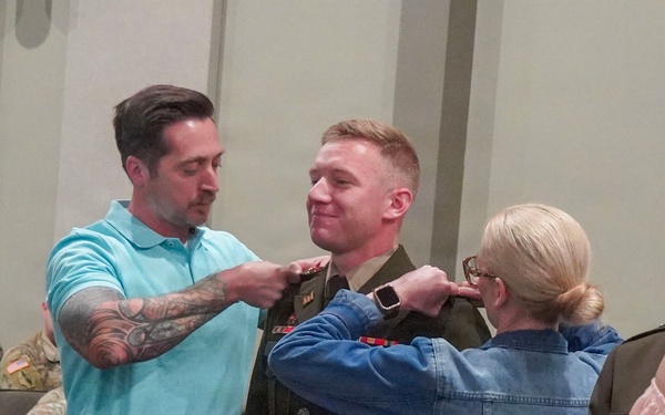 LANG commissions six new officers during ceremony at Camp Beauregard