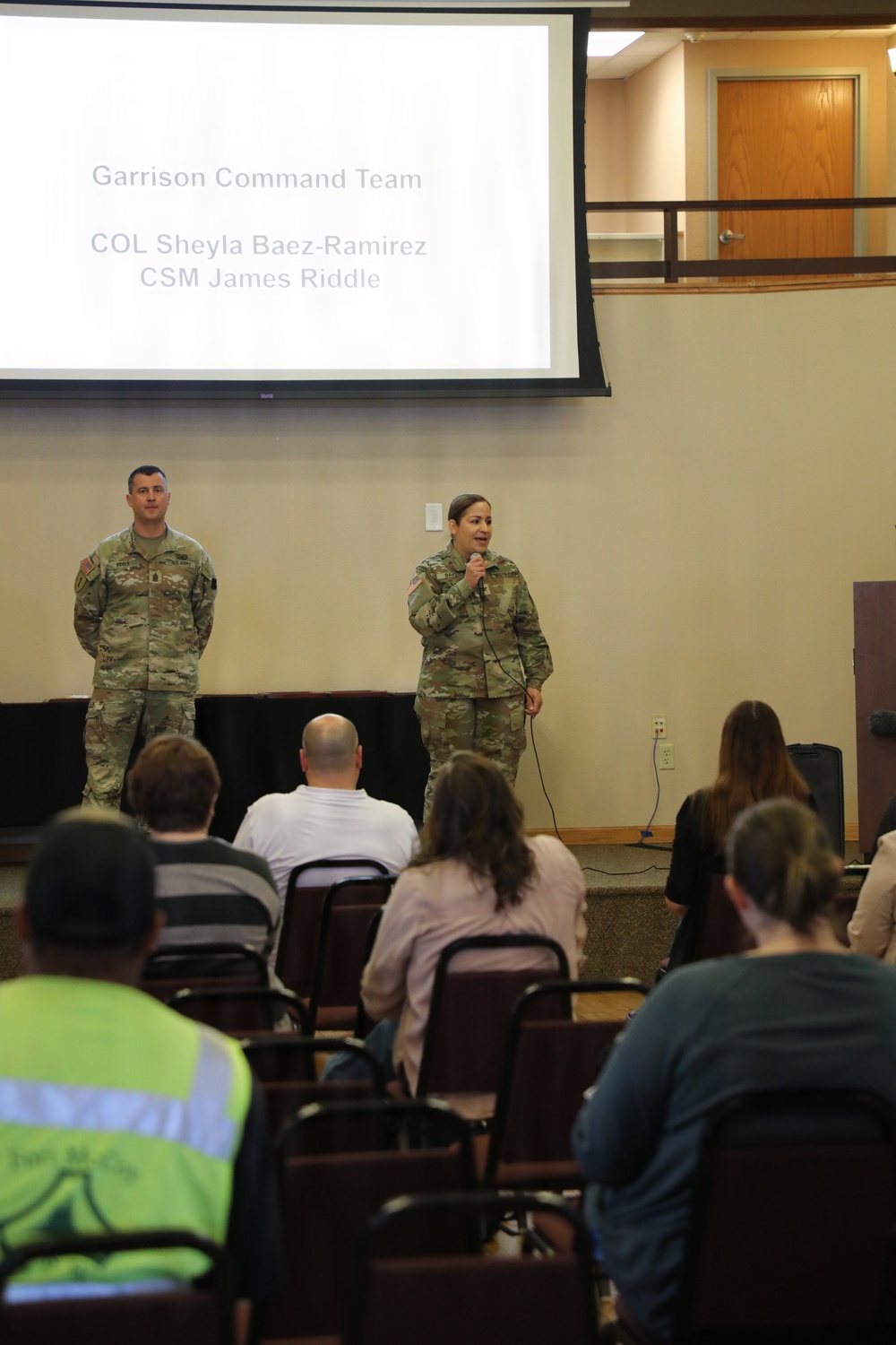 U.S. Army Garrison-Fort McCoy leaders hold April 2026 town hall meetings for installation workforce