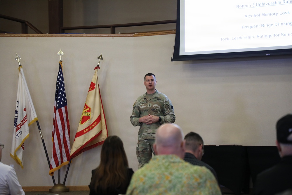 U.S. Army Garrison-Fort McCoy leaders hold April 2026 town hall meetings for installation workforce