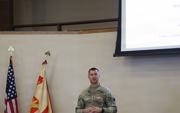 U.S. Army Garrison-Fort McCoy leaders hold April 2026 town hall meetings for installation workforce