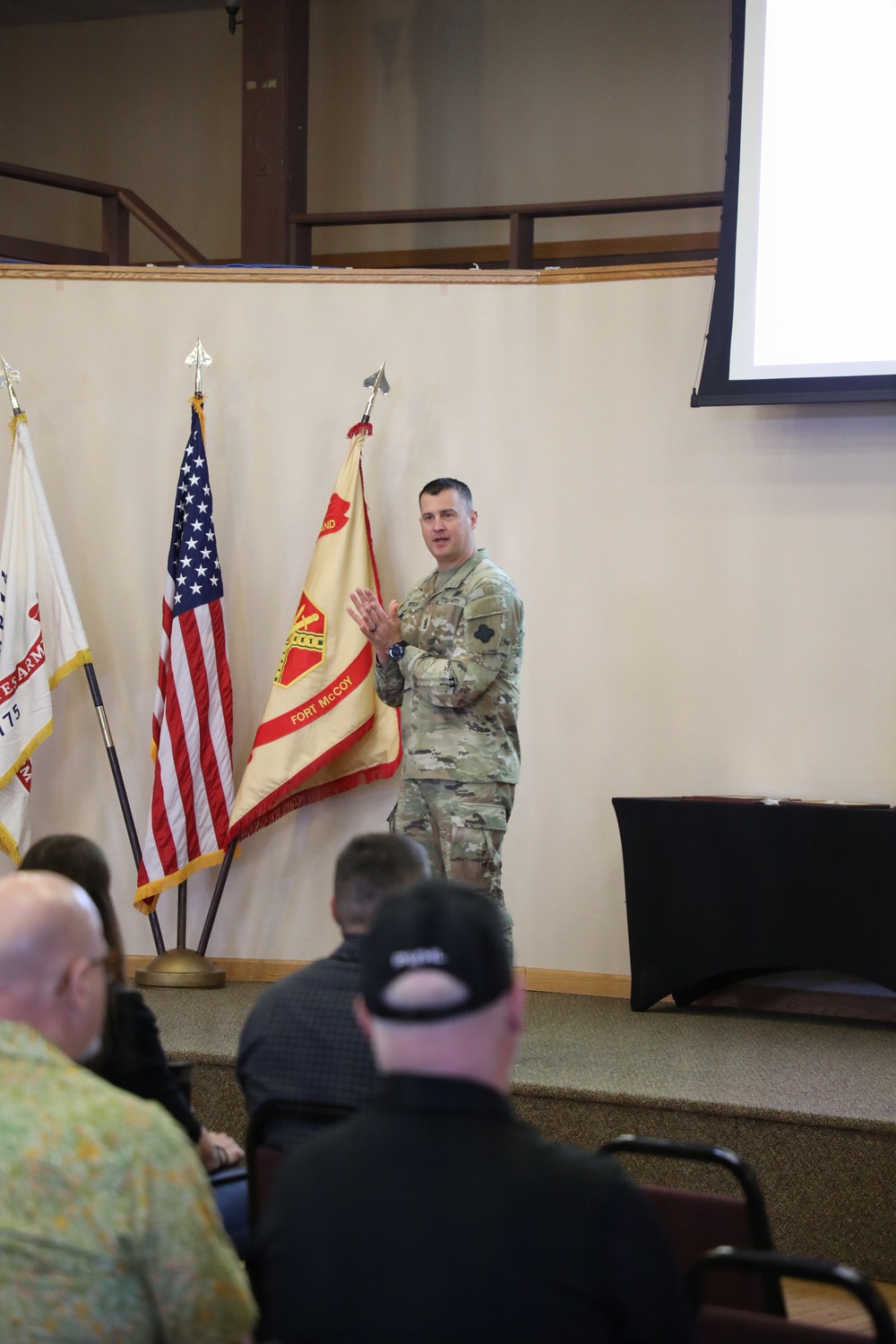 U.S. Army Garrison-Fort McCoy leaders hold April 2026 town hall meetings for installation workforce