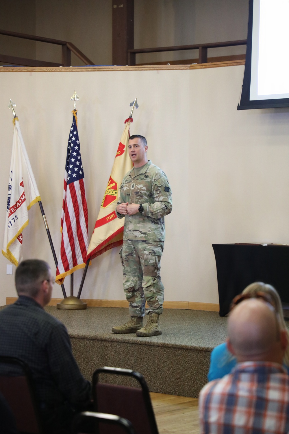 U.S. Army Garrison-Fort McCoy leaders hold April 2026 town hall meetings for installation workforce