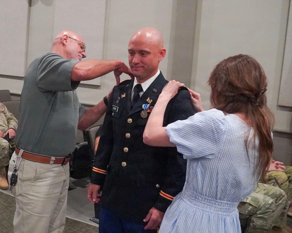 LANG commissions six new officers during ceremony at Camp Beauregard