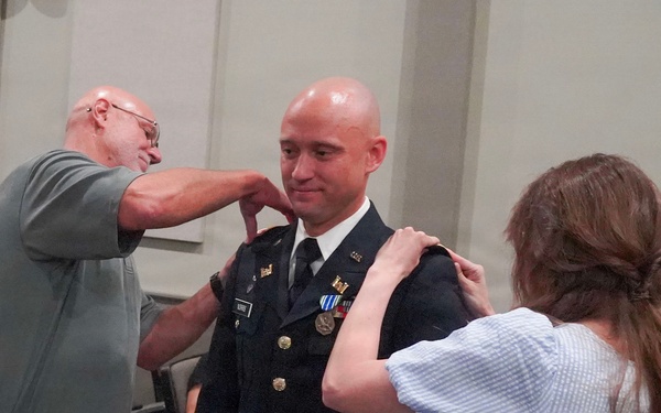 LANG commissions six new officers during ceremony at Camp Beauregard