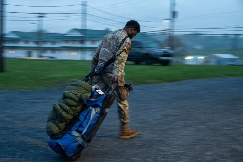 JBA Airmen train across expeditionary operations during Bivouac exercise