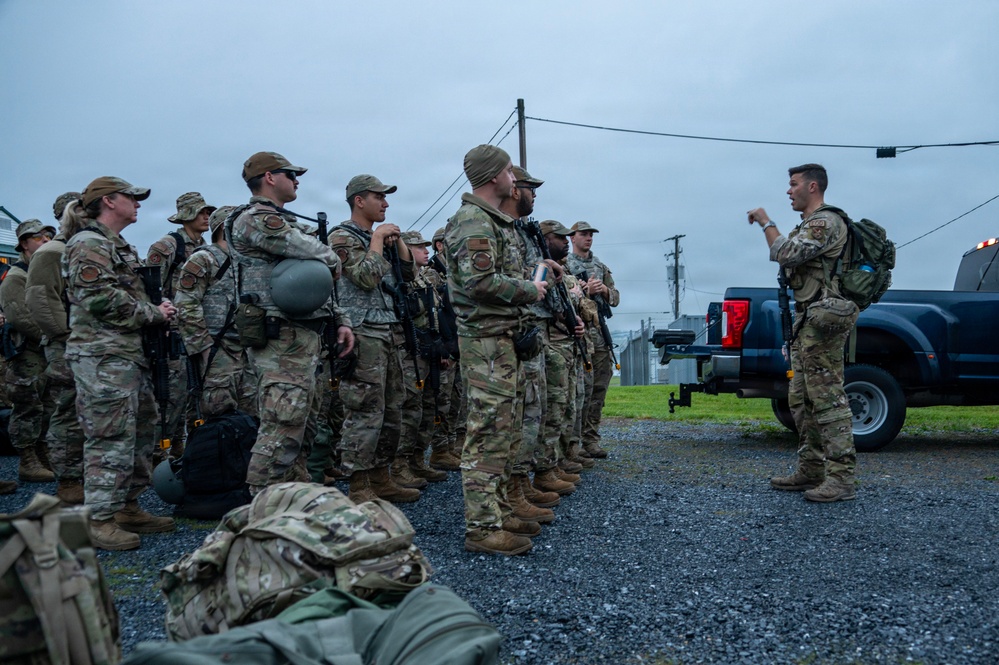 JBA Airmen train across expeditionary operations during Bivouac exercise