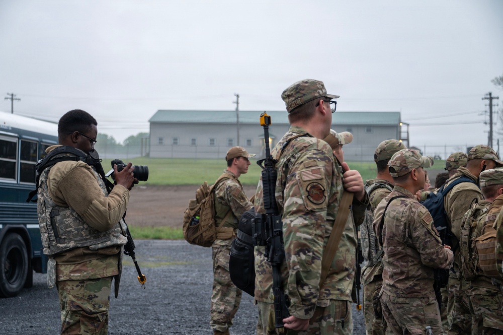JBA Airmen train across expeditionary operations during Bivouac exercise