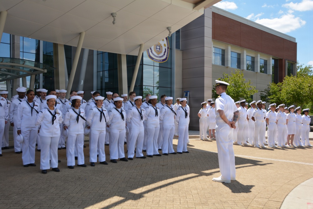 Navy Medicine Readiness and Training Command Annapolis Conducts Uniform Inspection