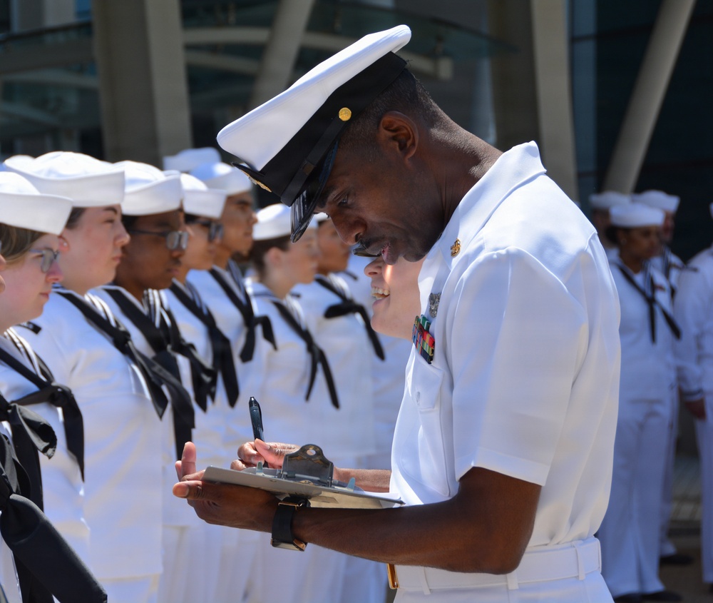 Navy Medicine Readiness and Training Command Annapolis Conducts Uniform Inspection