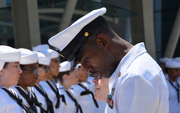 Navy Medicine Readiness and Training Command Annapolis Conducts Uniform Inspection