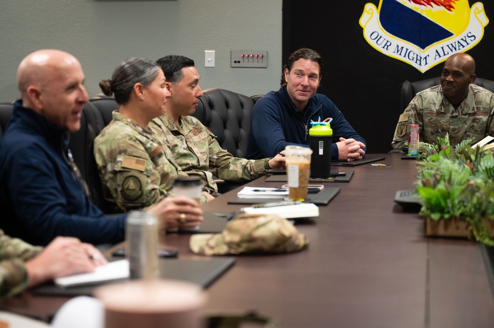 AFAS leadership visits Davis-Monthan community leaders
