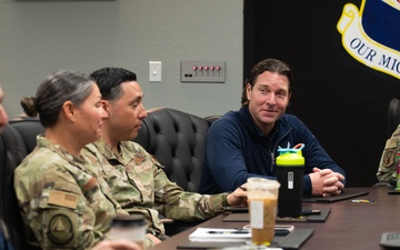 AFAS leadership visits Davis-Monthan community leaders