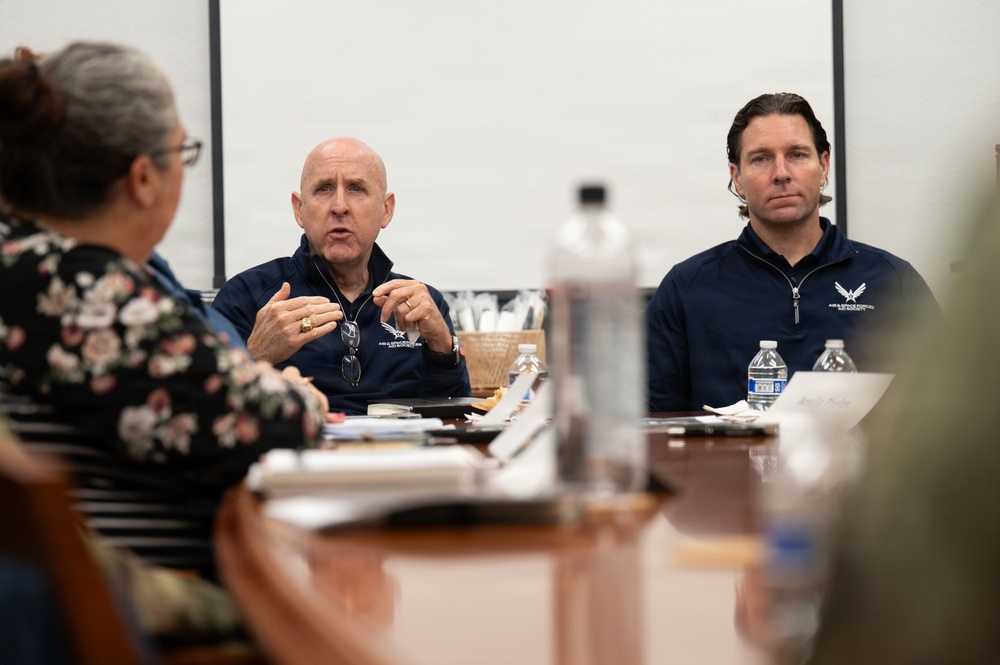 AFAS leadership visits Davis-Monthan community leaders