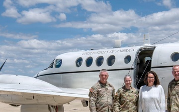 Oregon State House Representative April Dobson visits Oregon Citizen-Soldiers during their annual training in California