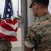 Marines and Japanese Base Security Forces raise the Colors at Camp Foster