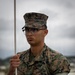 Marines and Japanese Base Security Forces raise the Colors at Camp Foster
