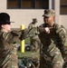 U.S. Army drill sergeant instructs soldier during The Combined Best Squad Layout