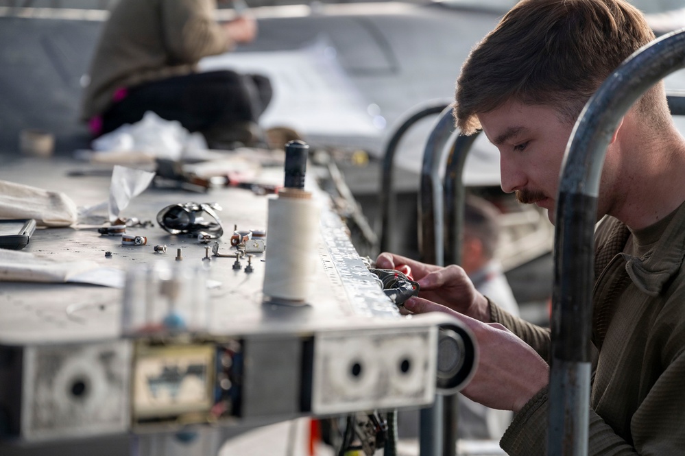 36th FGS Airmen perform F-16 maintenance during RF-A 26-1