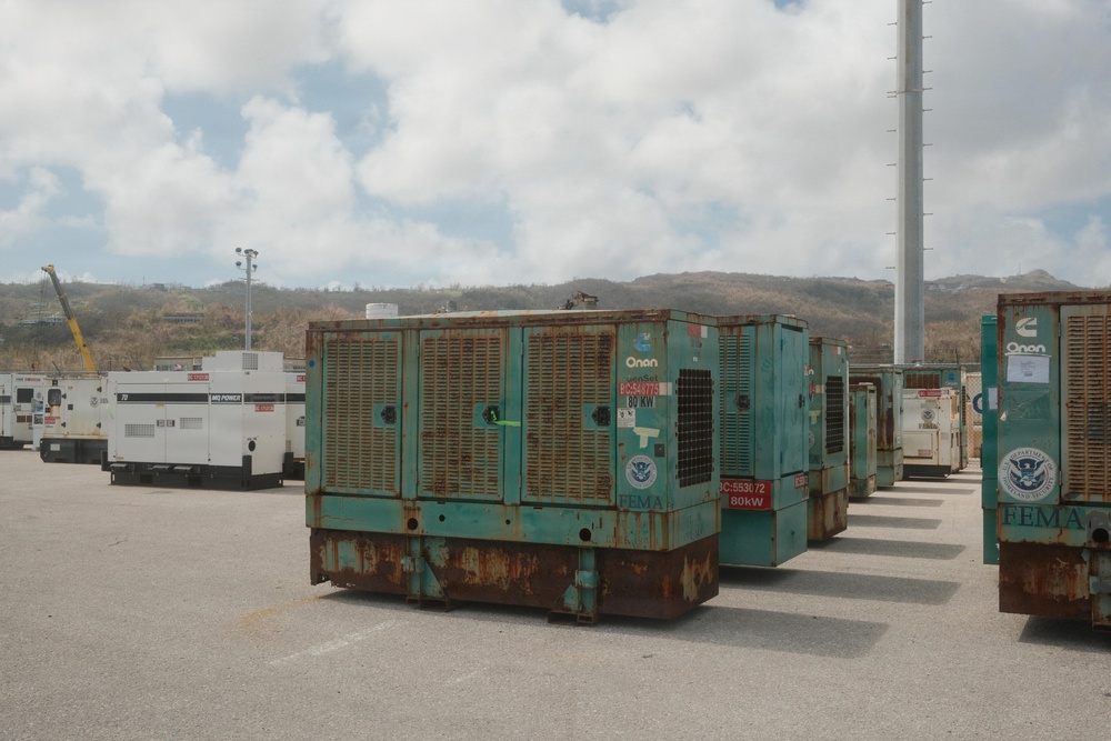 USACE Temp Power Team Continues to Support Saipan