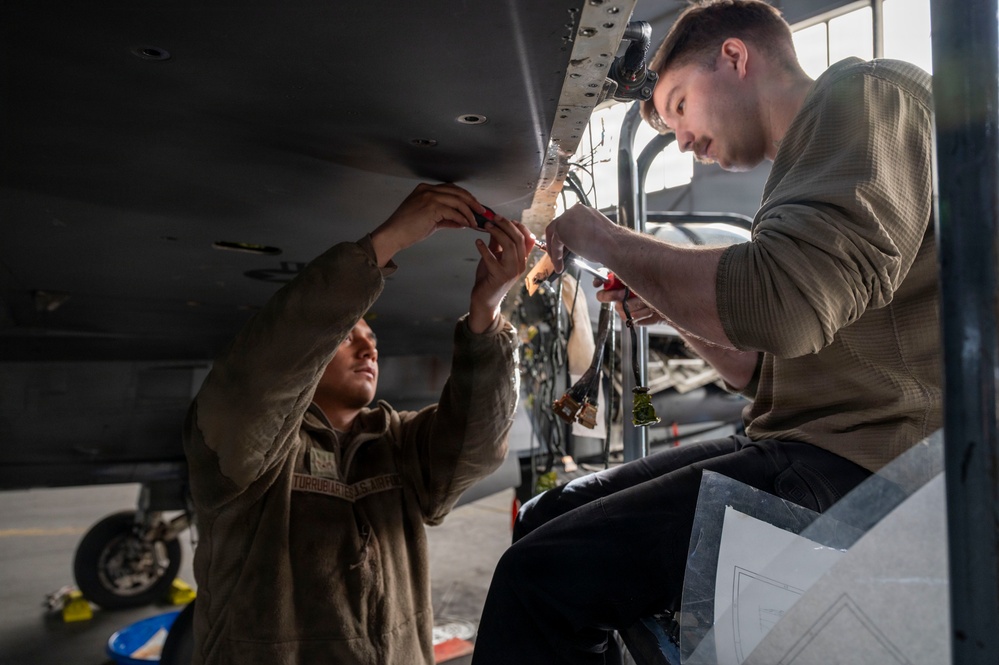 36th FGS Airmen perform F-16 maintenance during RF-A 26-1