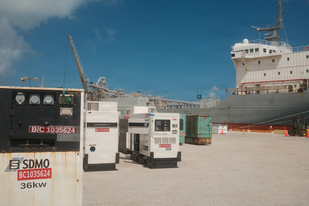 USACE Temp Power Team Continues Support to Saipan Post Sinlaku