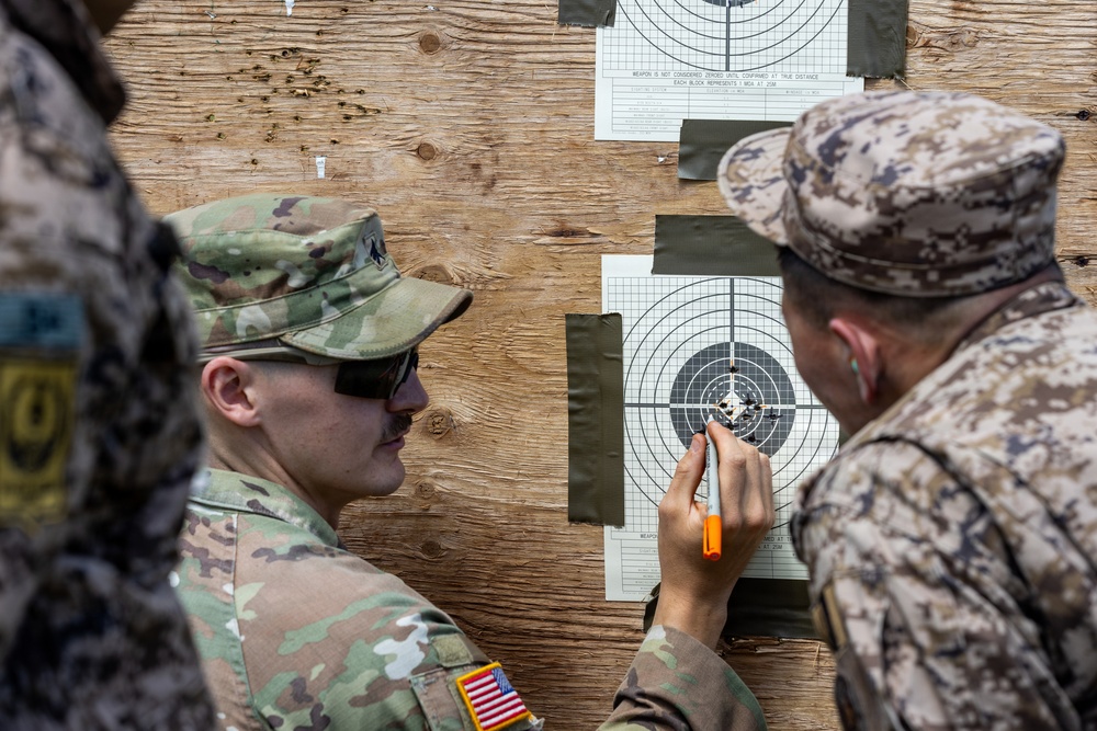 Competitors Zero M4A1 Carbines During PLFTRC