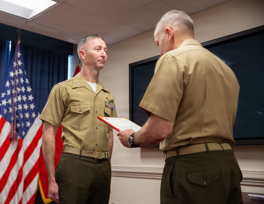 Lt. Col. Christopher A. Tchinski Retirement Ceremony